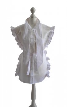 blouse with ruffles