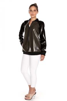 Latex Bomber Jacke