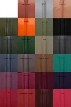 Latex colour chart