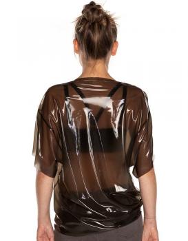 LATEX T-SHIRT V-AUSSCHNITT