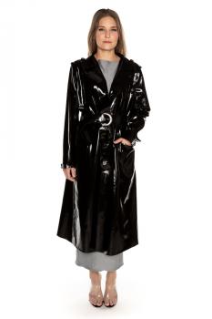 LATEX TRENCHCOAT LANG