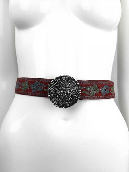 ornaments belt plum