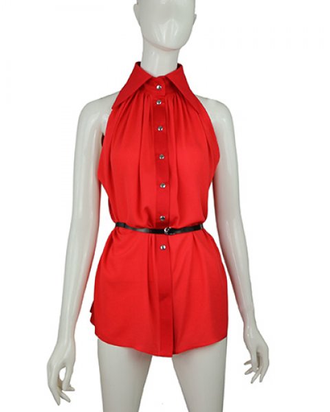Bluse mit Kragen