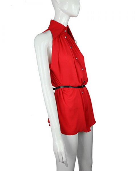 Bluse mit Kragen