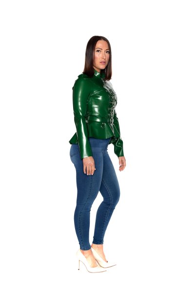 Latex Uniform Jacke