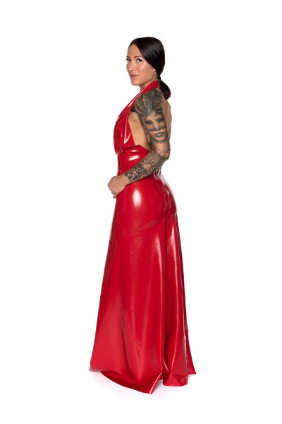 Latex Abendkleid