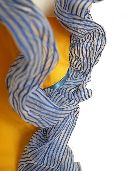 upcycling Bluse mit Rüschen