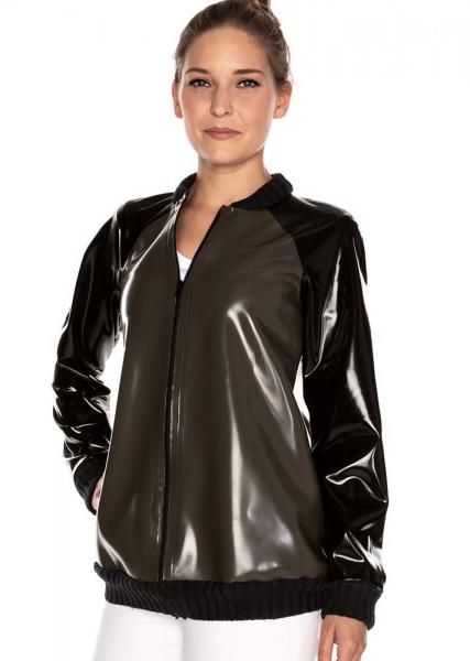 Latex Bomber Jacke