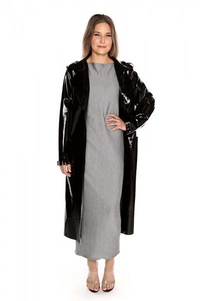 LATEX TRENCHCOAT LONG