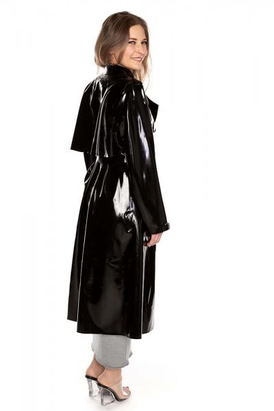 LATEX TRENCHCOAT LONG