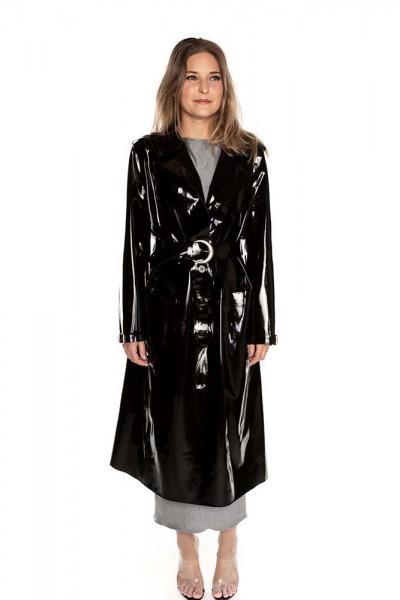 epic couture - epic-couture Latex Trenchcoat/ Designer Trenchcoat